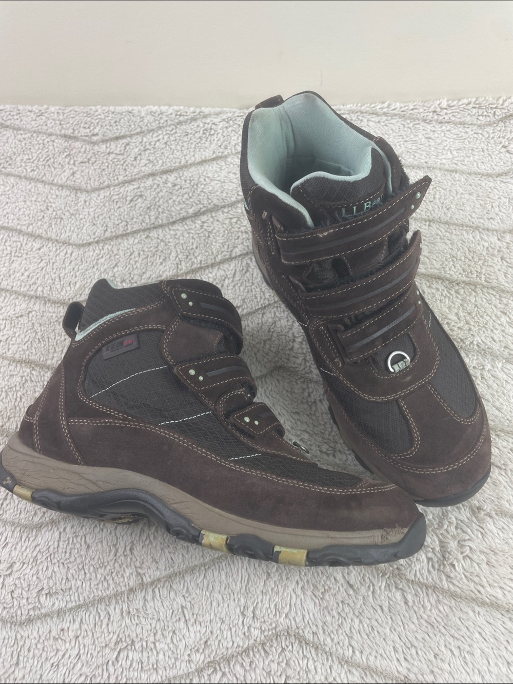 L.L. Bean Snow Sneakers high top Velcro